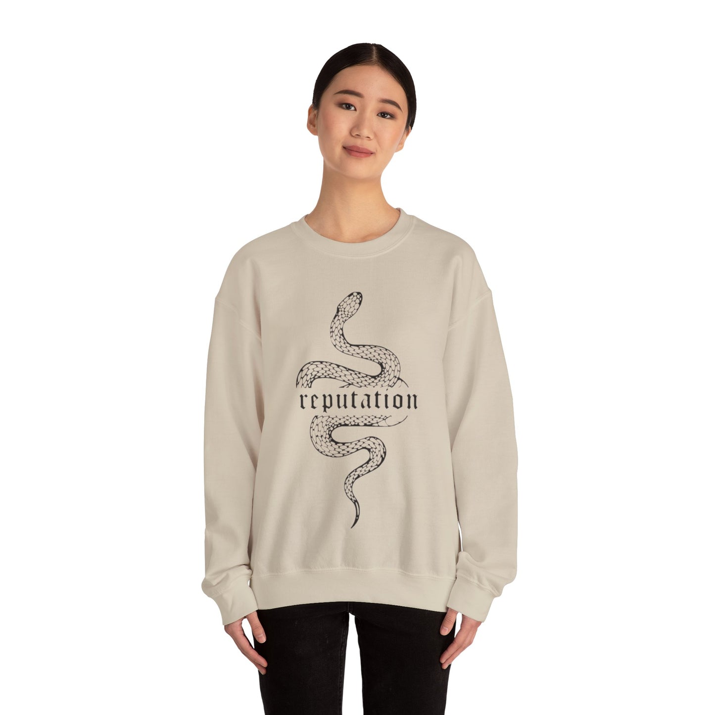 Reputation Adult Unisex Crewneck,  Gift Shirt, Parody crewneck