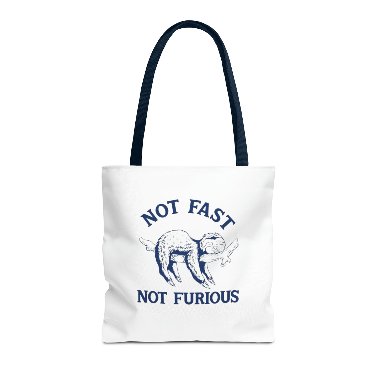 Not Fast Not Furious Meme Tote Bag