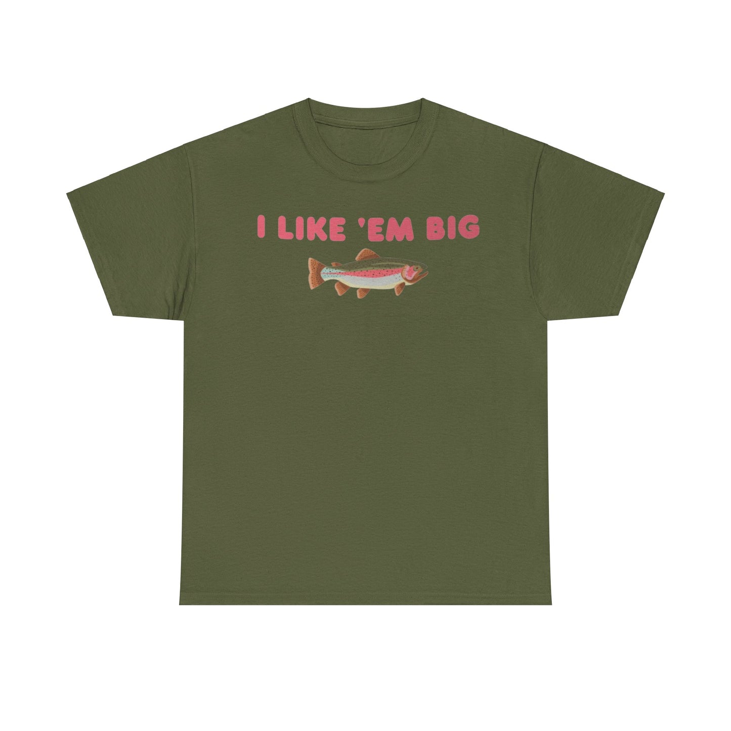 I Like 'Em Big Vintage Style Adult Unisex Shirt