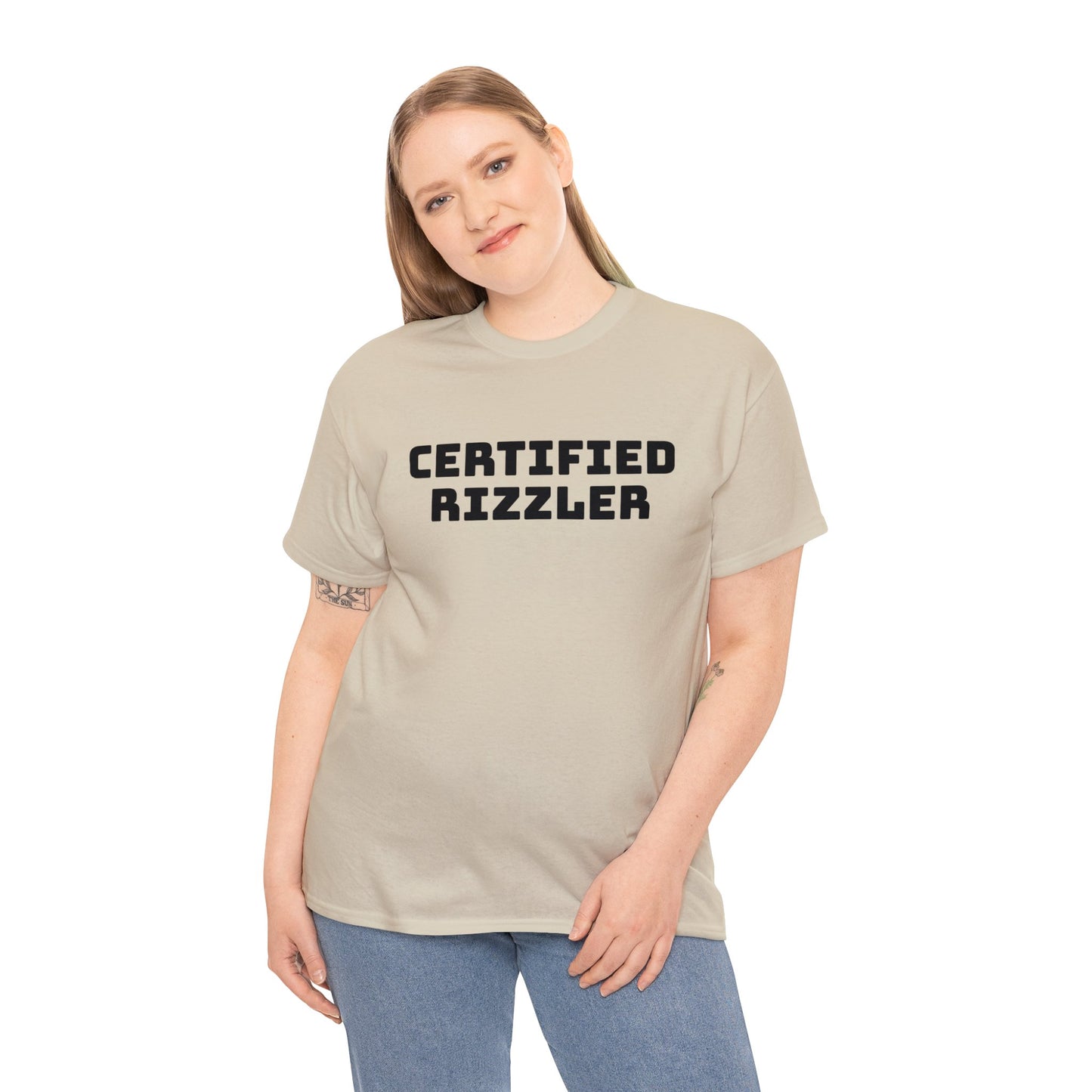 Certified Rizzler Adult Unisex Shirt, Funny Cat Shirt