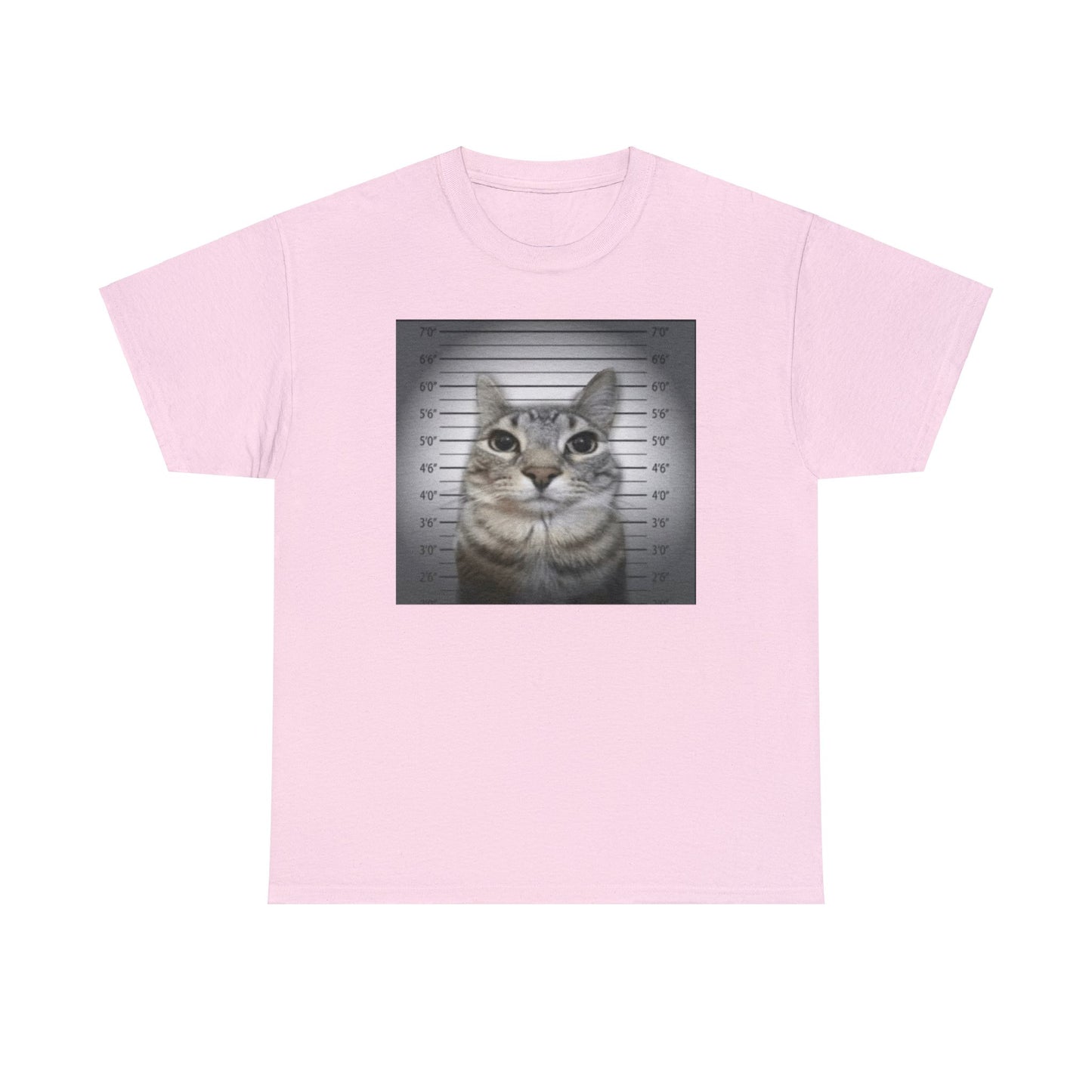 Cute Cat Mugshot T Shirt Unisex