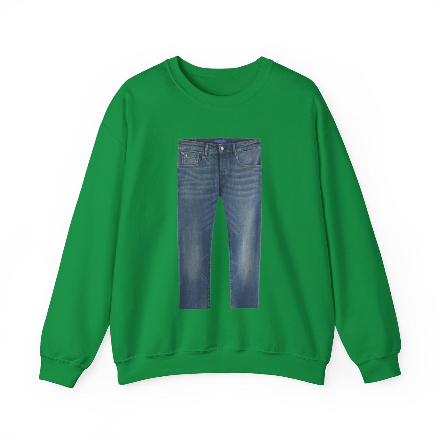 Jeans On A Crewneck Unisex Crewneck Sweatshirt