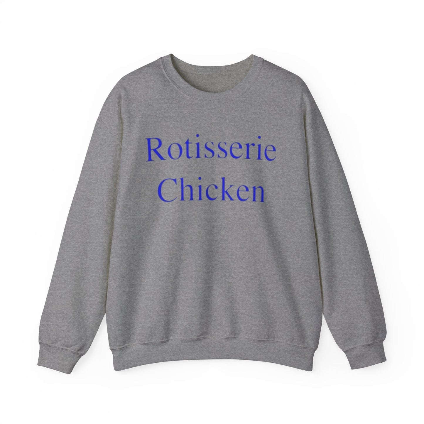 Rotisserie Chicken Adult Unisex Crewneck,  Gift Shirt, Parody crewneck