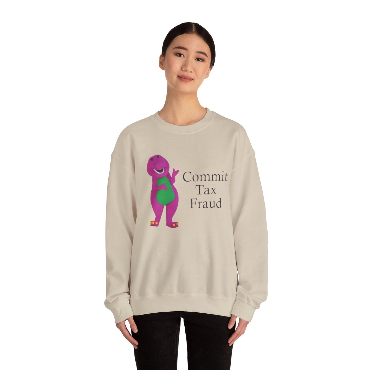 Commit Tax Fraud Meme Unisex Crewneck Sweatshirt