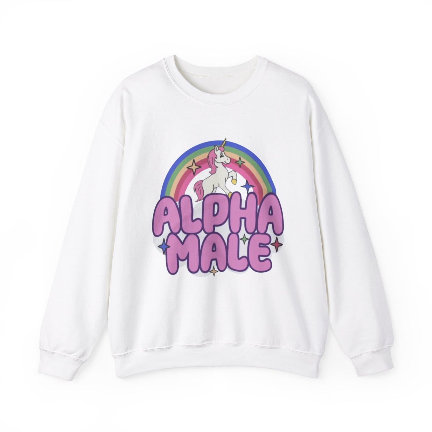 Alpha Male Unicorn Unisex Crewneck Sweatshirt