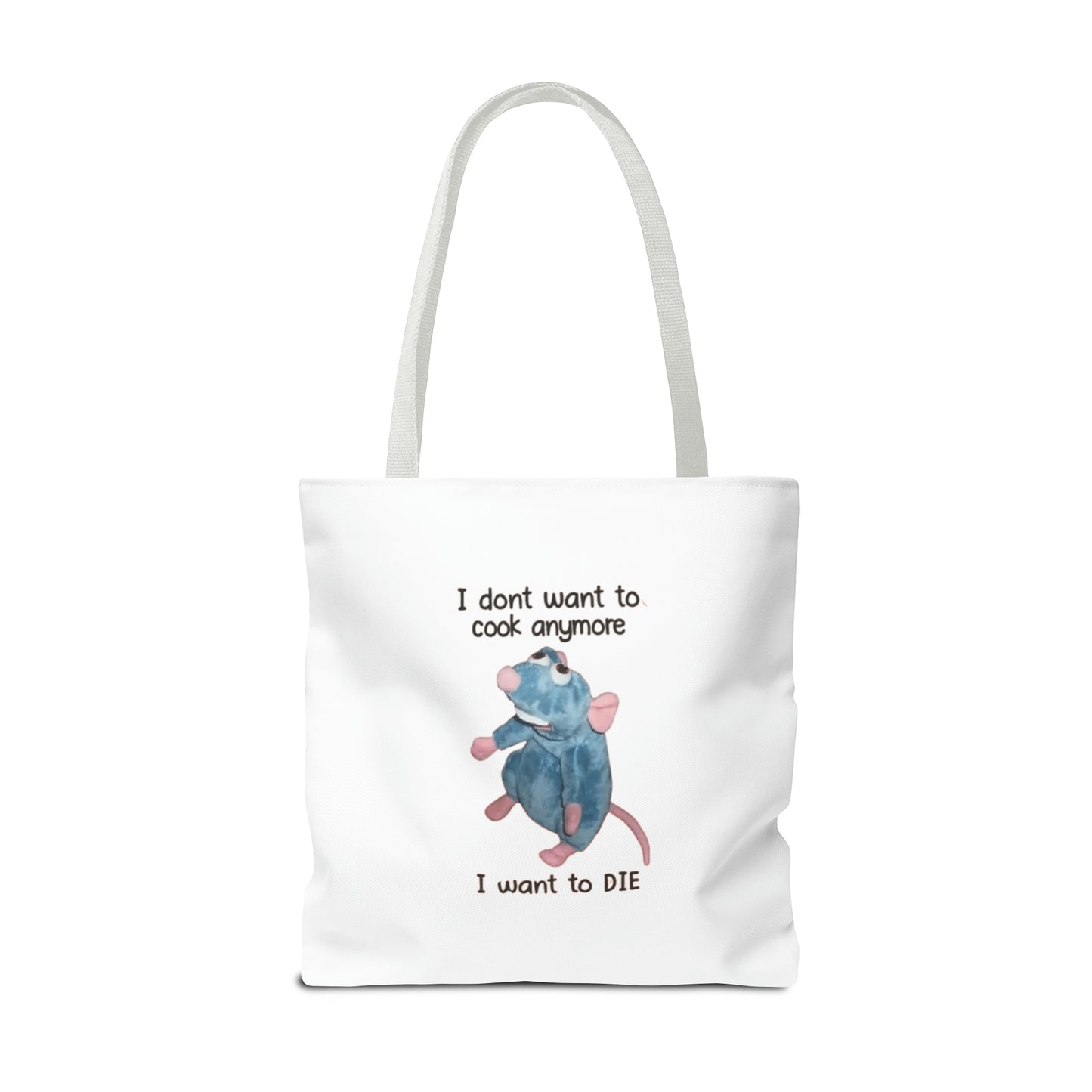 I Don't Want To Cook Anymore I Want To Die Meme Tote Bag