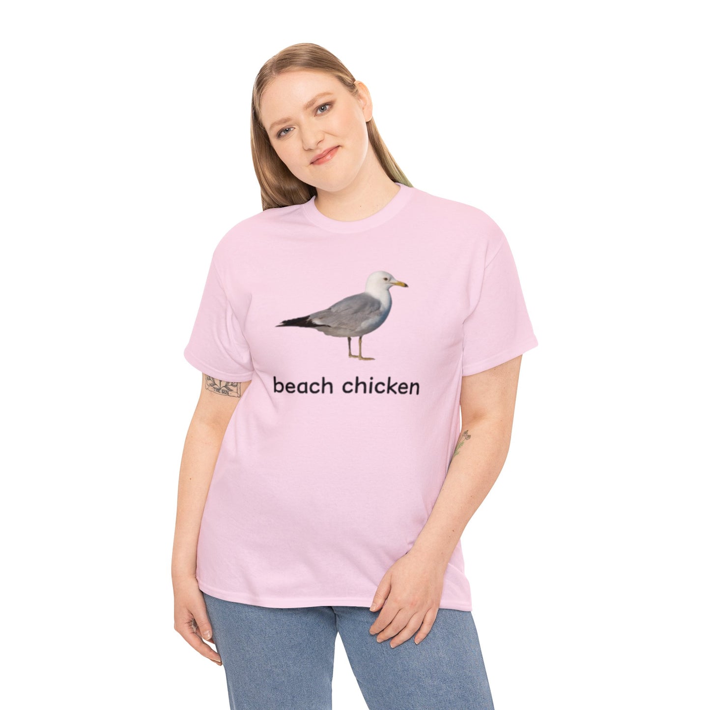 Beach Chicken Funny T Shirt Unisex