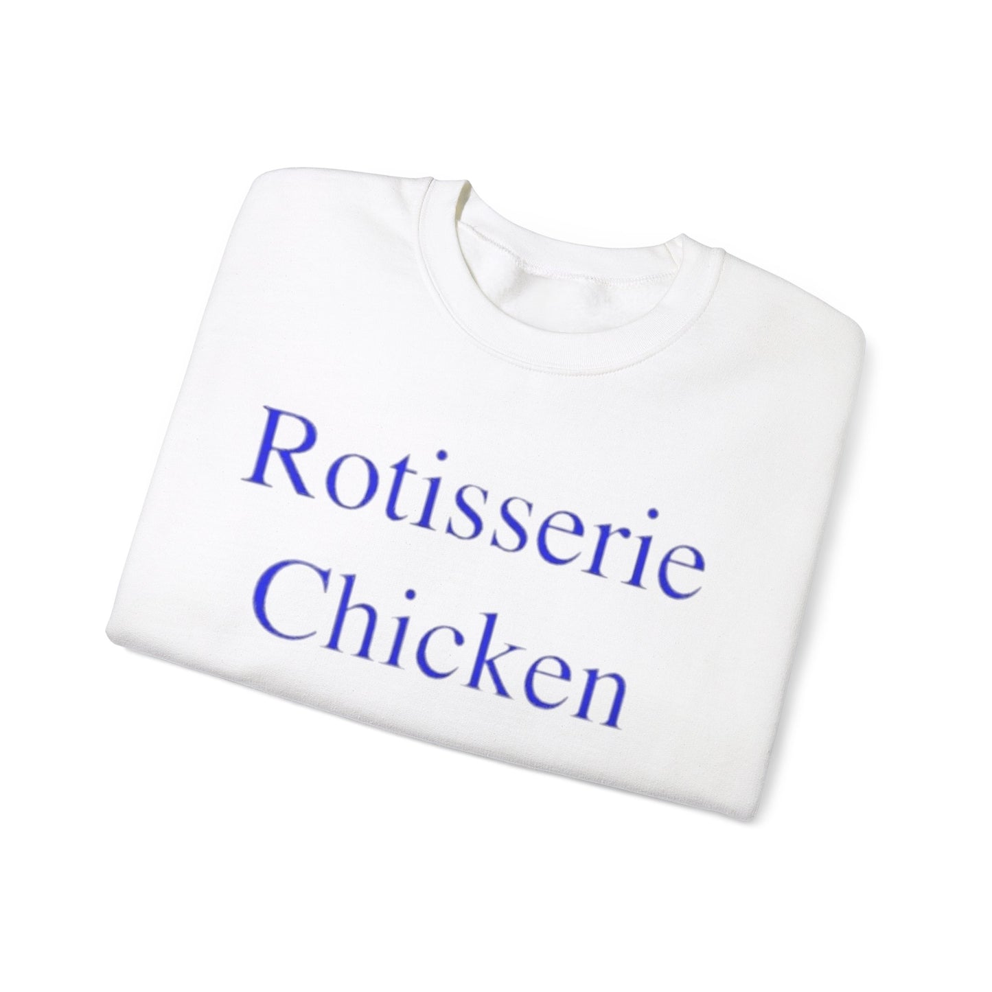 Rotisserie Chicken Adult Unisex Crewneck,  Gift Shirt, Parody crewneck