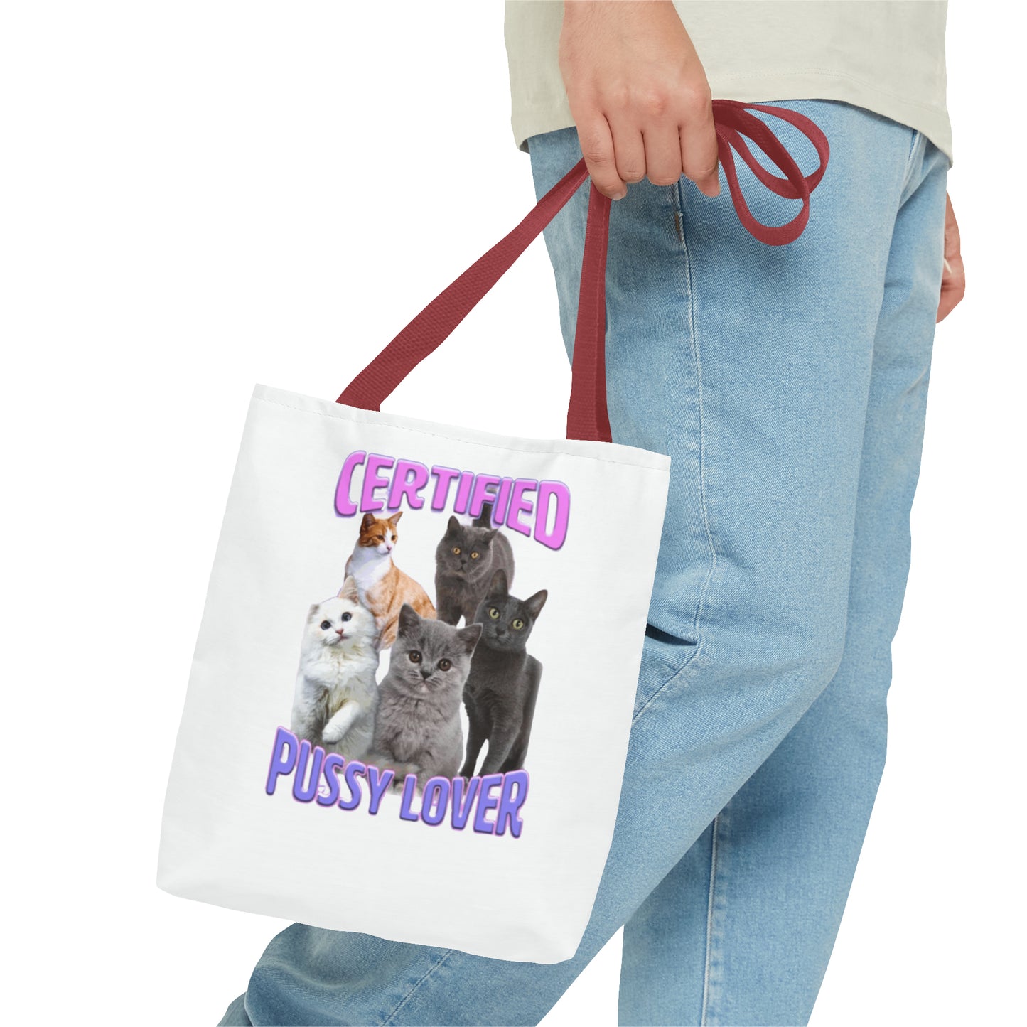 P*ssy Lover Meme Tote Bag