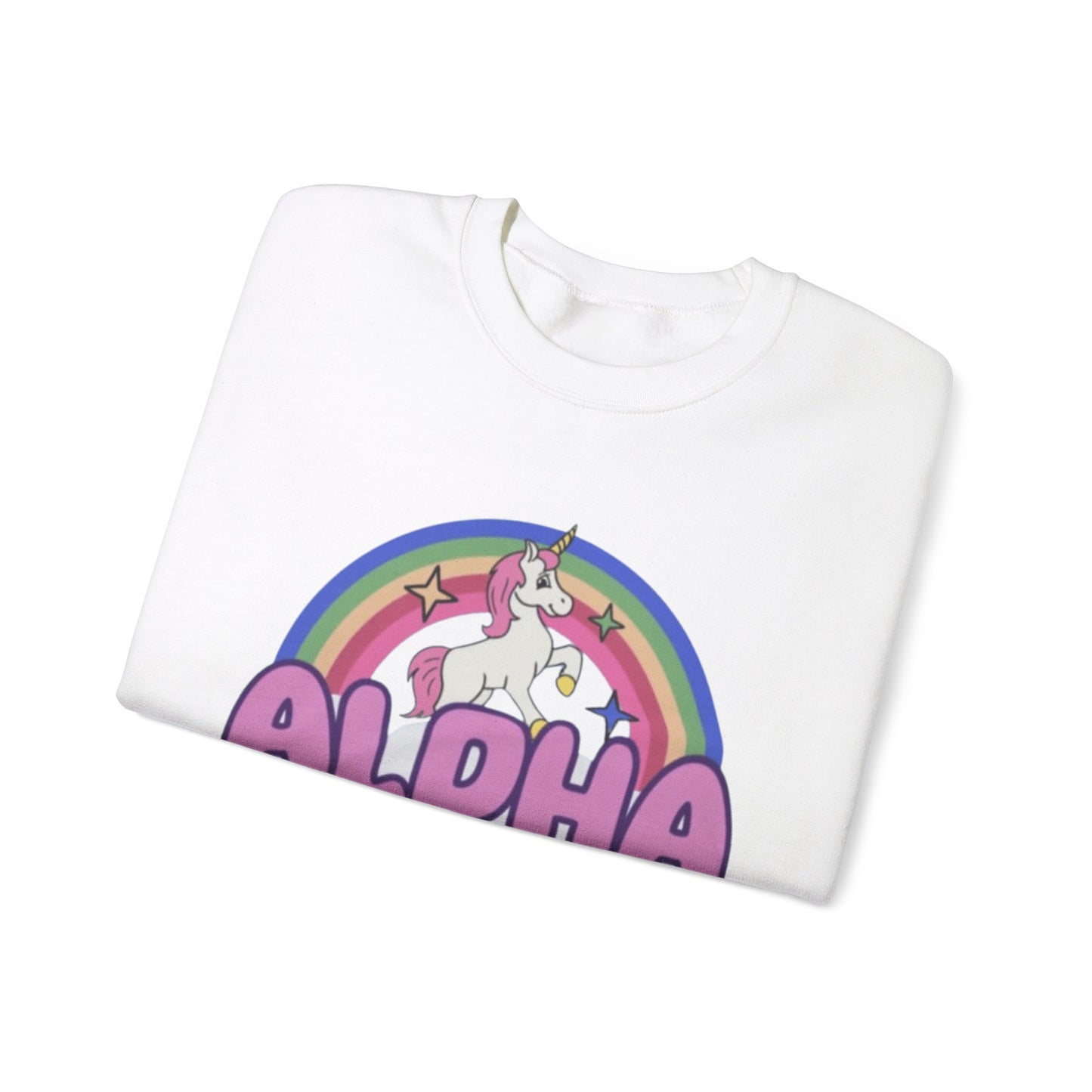 Alpha Male Unicorn Unisex Crewneck Sweatshirt