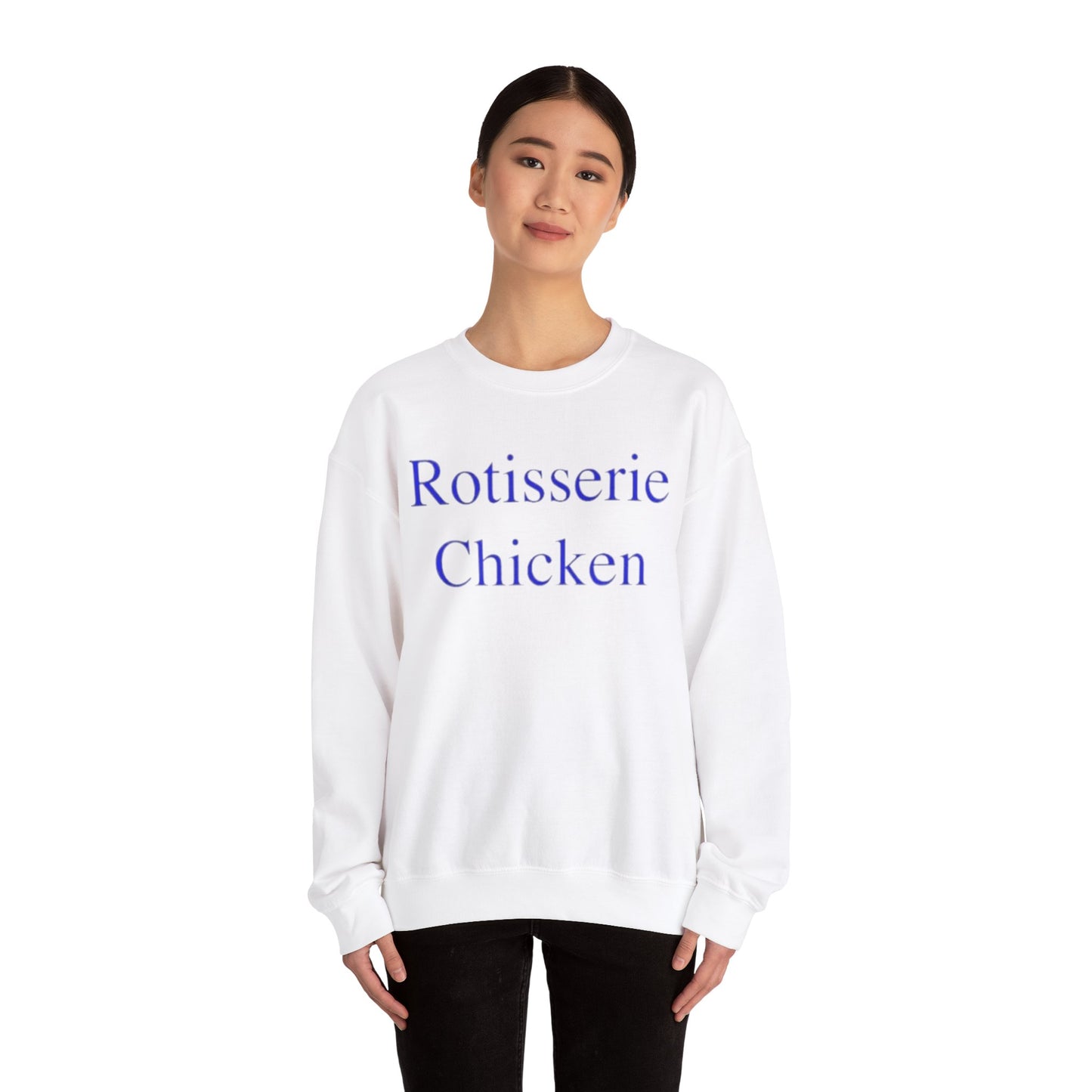 Rotisserie Chicken Adult Unisex Crewneck,  Gift Shirt, Parody crewneck