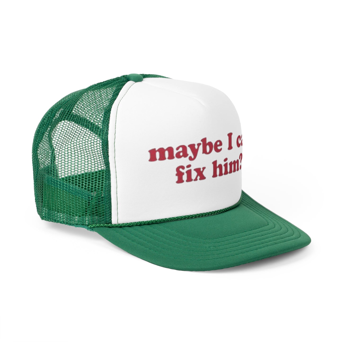 Maybe I Can Fix Him Trucker Hat, Funny Hats, Gift Hat, Parody Trucker Hat, Trendy Hats, Meme Hat