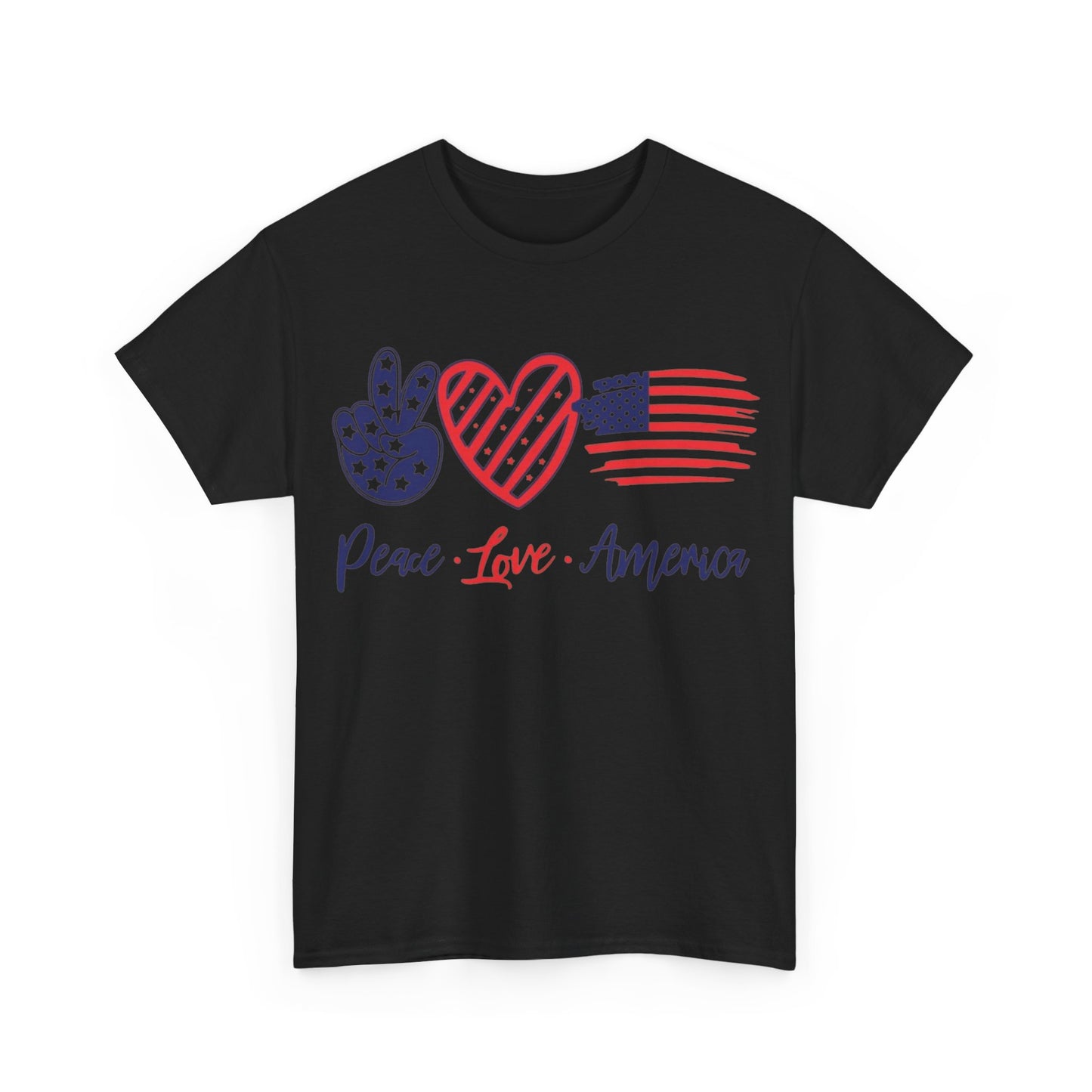 Peace Love America Tee Unisex Shirt