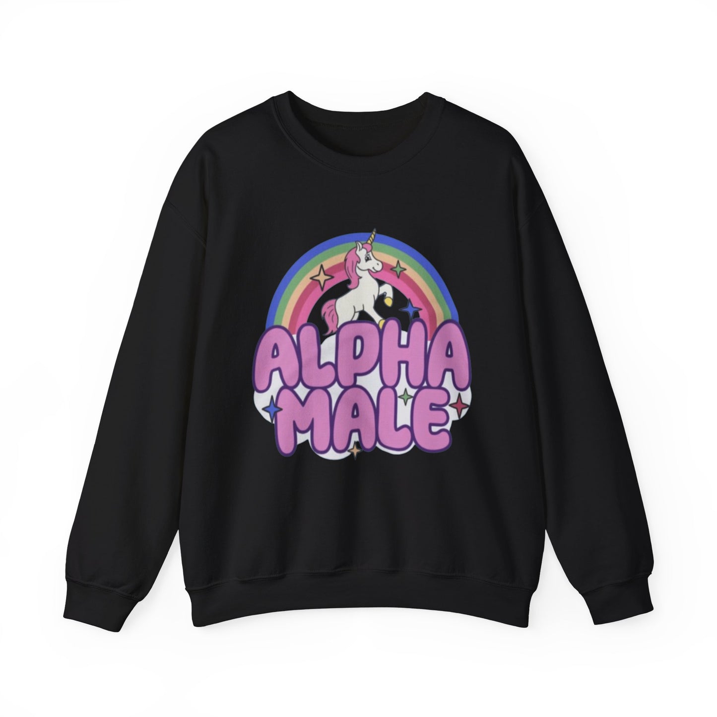 Alpha Male Unicorn Unisex Crewneck Sweatshirt