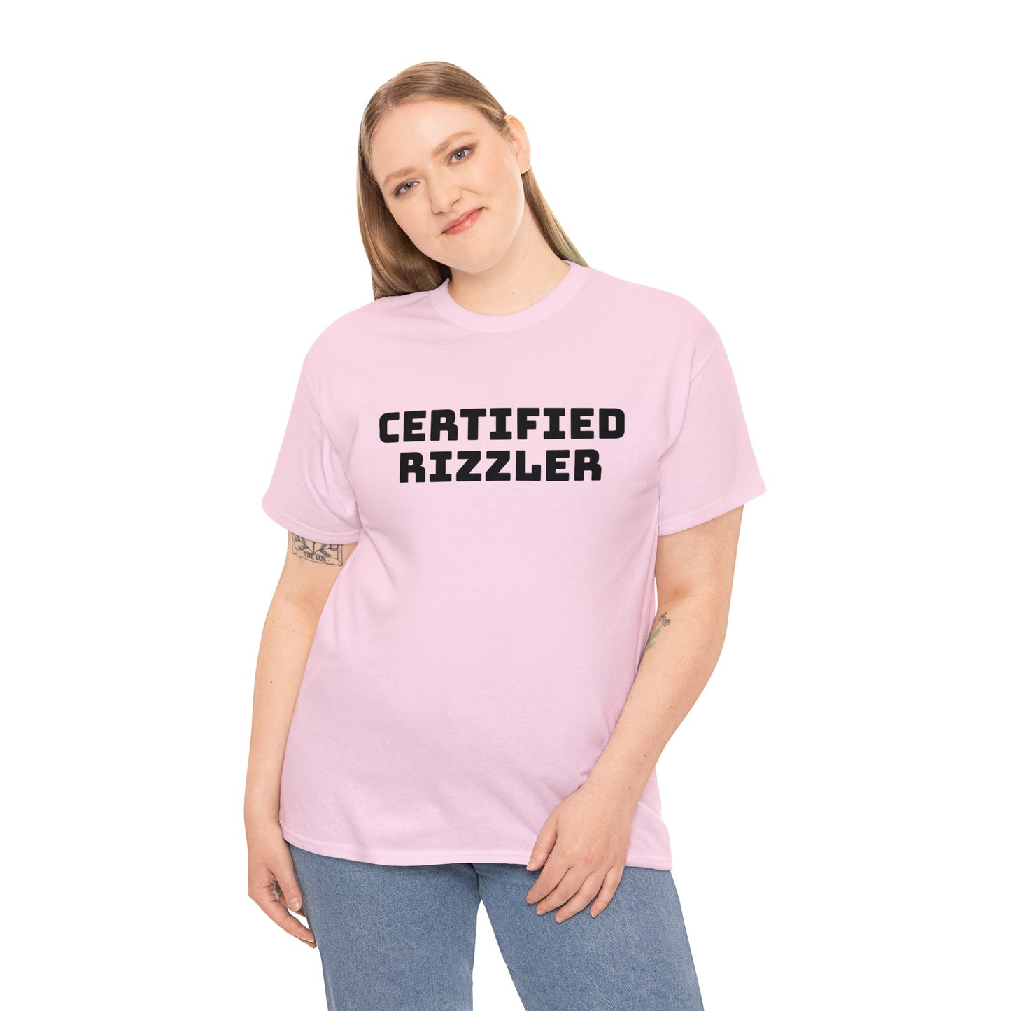 Certified Rizzler Adult Unisex Shirt, Funny Cat Shirt