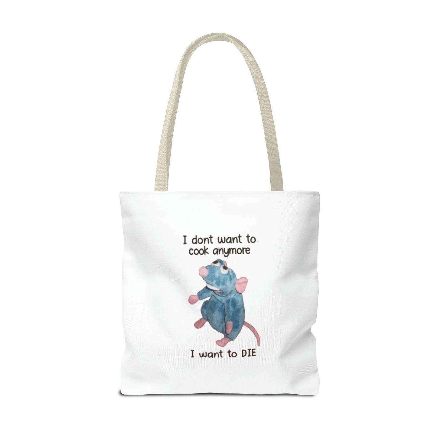 I Don't Want To Cook Anymore I Want To Die Meme Tote Bag