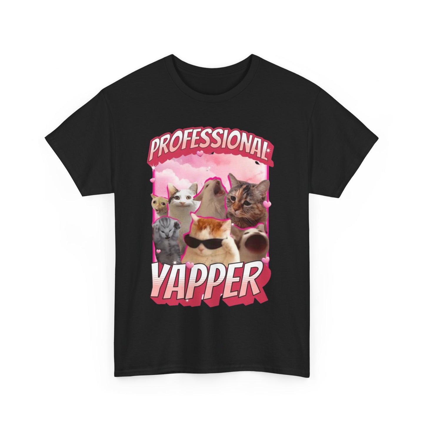 Professional Yapper Funny Cat Tee V2 Tee Unisex Shirt