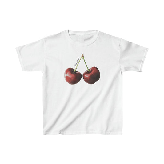 Cherry Fruit Graphic Baby Tee