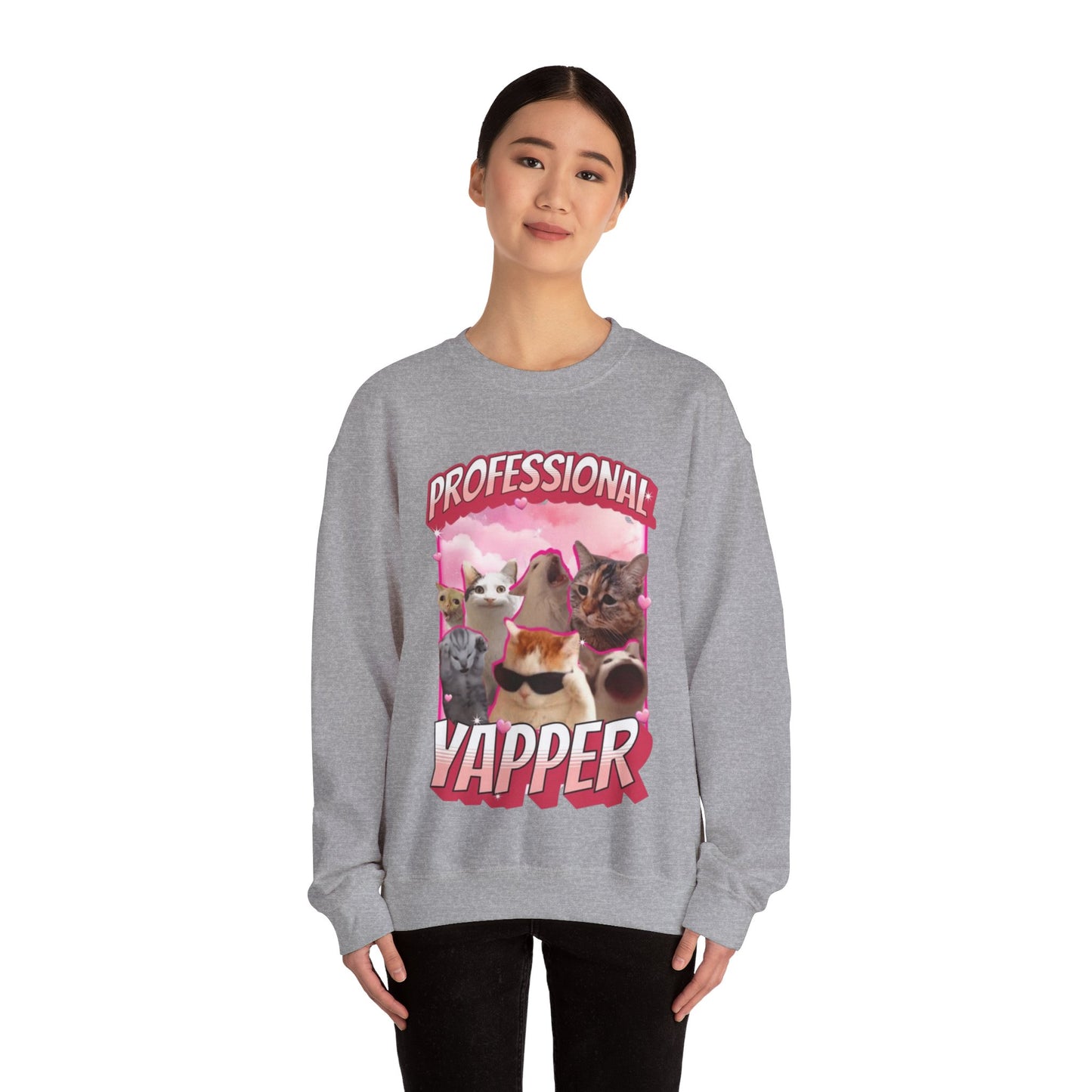 Professional Yapper V2 Unisex Crewneck Sweatshirt