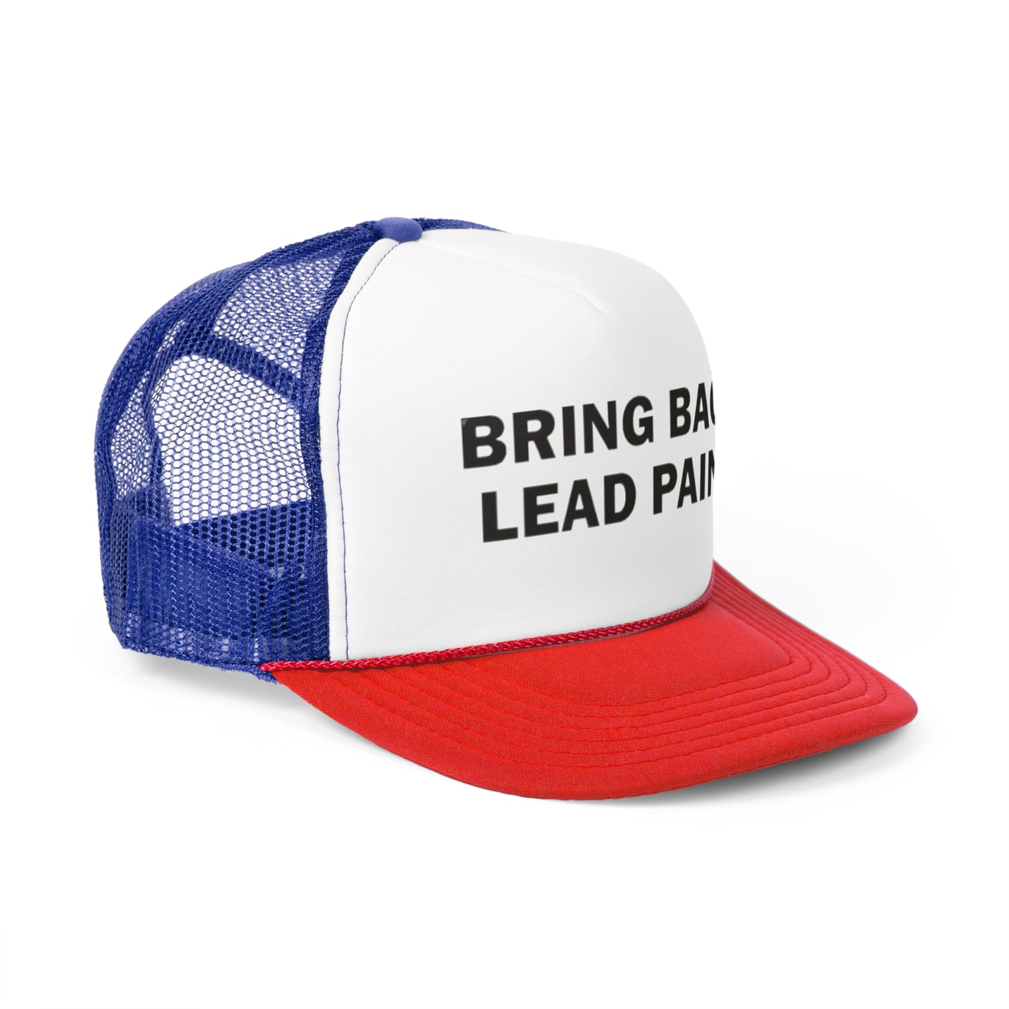 Bring Back Lead Pain Trucker Hat, Funny Hats, Gift Hat, Parody Trucker Hat, Trendy Hats, Meme Hat