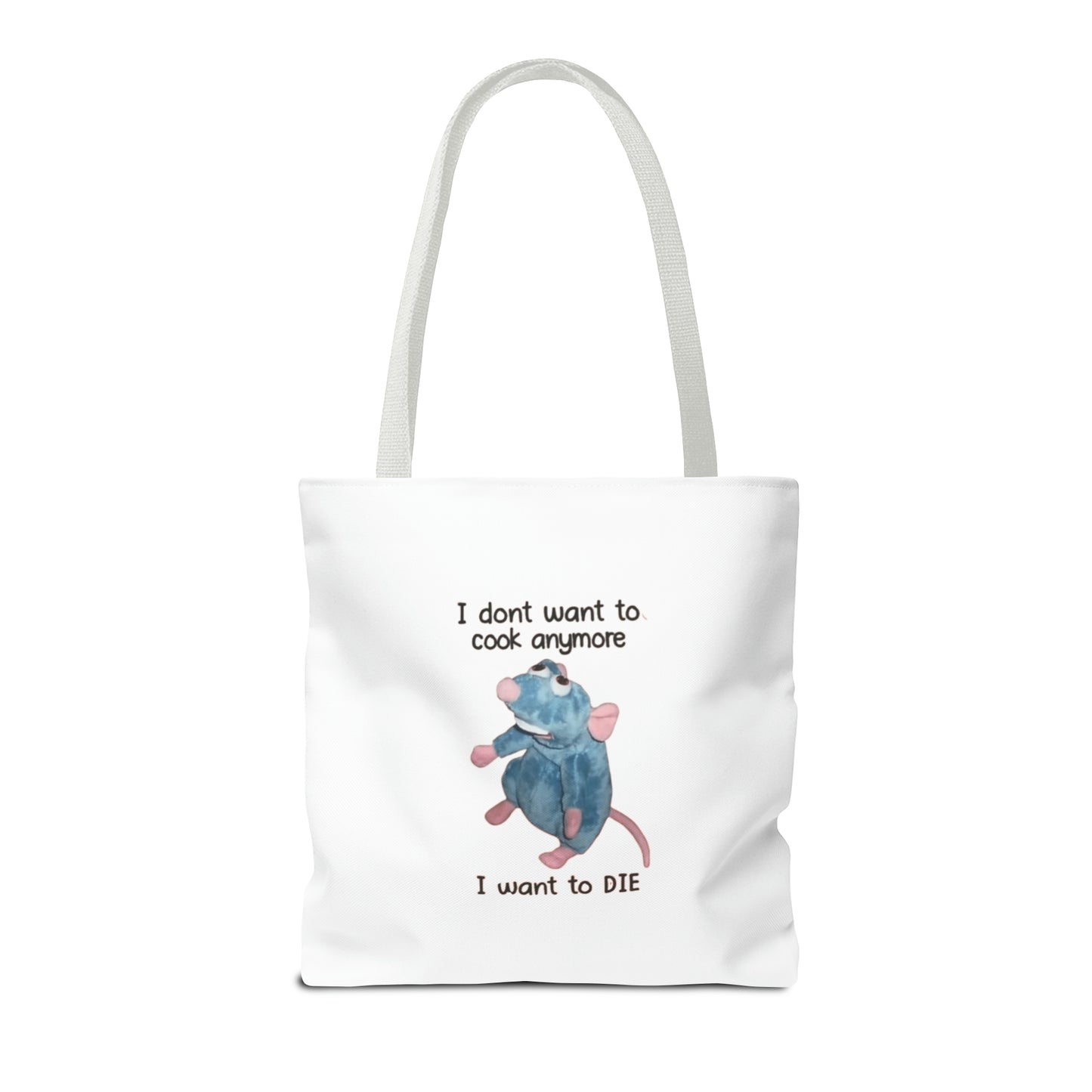 I Don't Want To Cook Anymore I Want To Die Meme Tote Bag