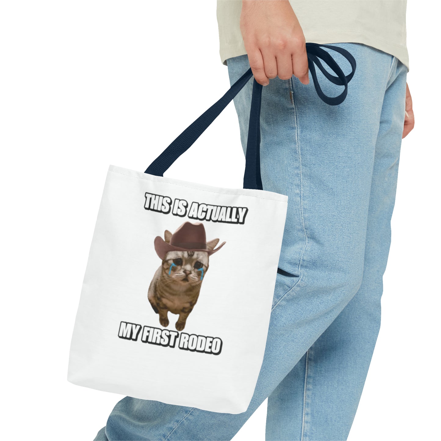 This Is Actually My First Rodeo Today Meme Tote Bag