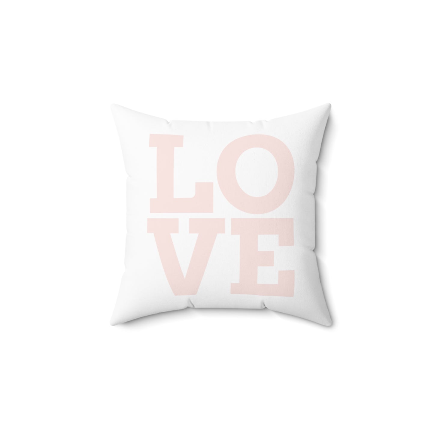 Love Aesthetic Polyester Square Pillow