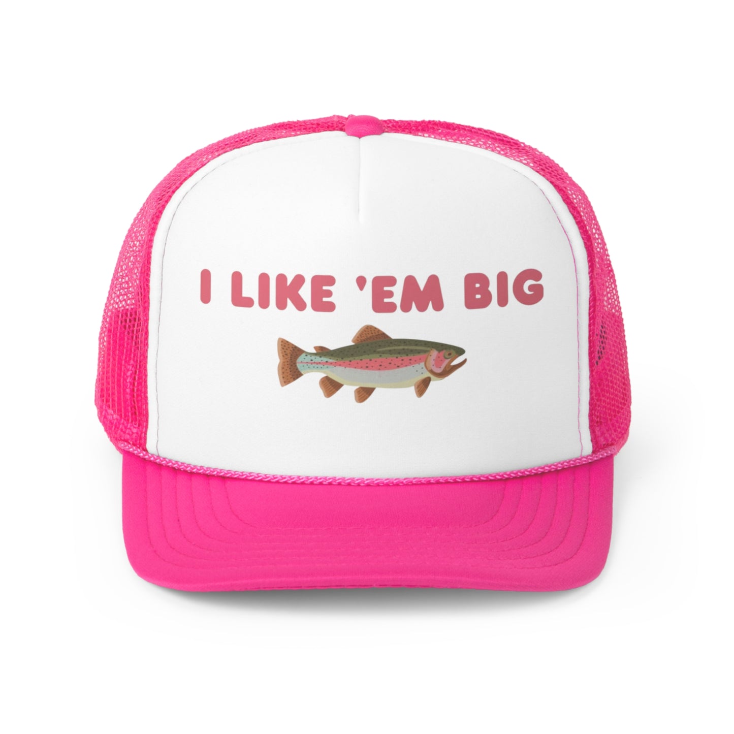 I Like 'Em Big Meme Trucker Hat, Funny Hats, Gift Hat, Parody Trucker Hat, Trendy Hats, Meme Hat