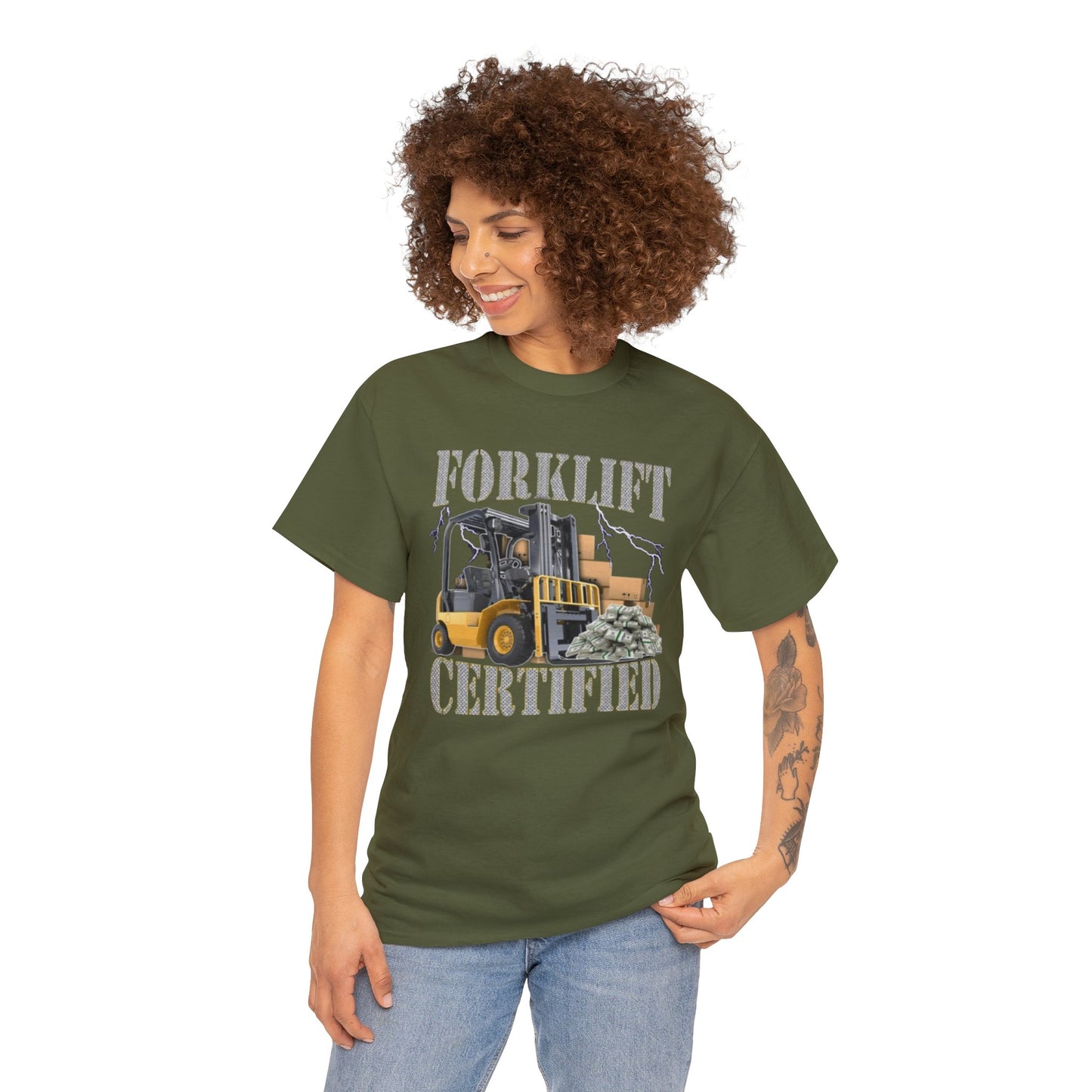 Forklift Certified Meme Adult Unisex Shirt