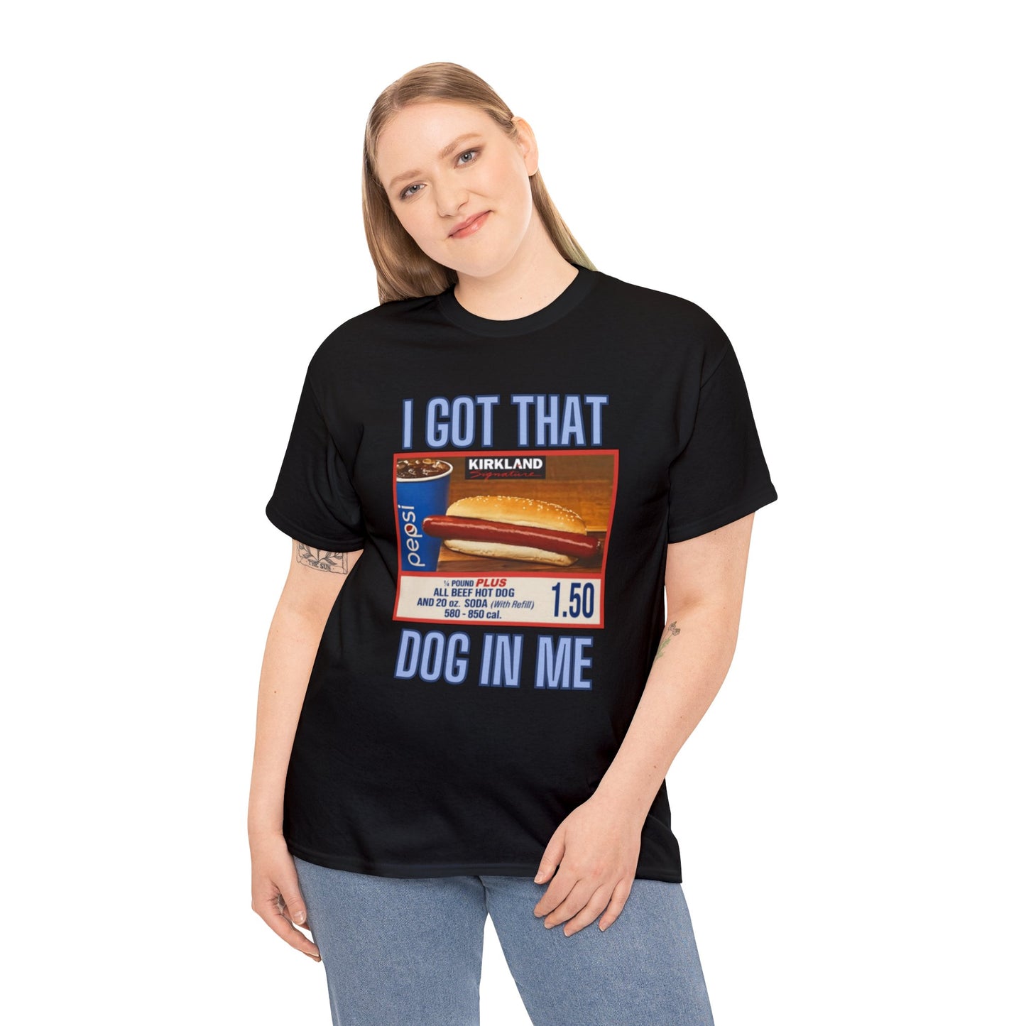 I Got That Dog In Me Adult Unisex Shirt, Costco Hot Dog Shirt, Costco Hot Dog and Soda Combo With Quote Shirt