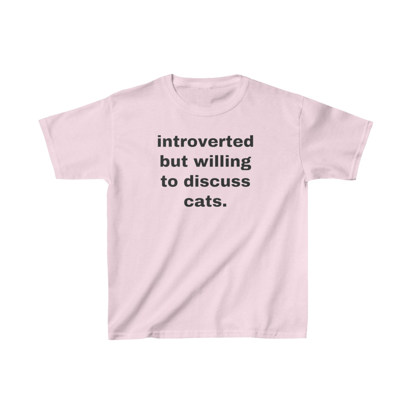 Introverted But Willing To Discuss Cats Baby Tee