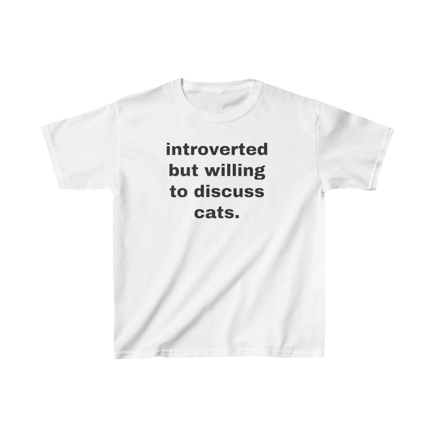 Introverted But Willing To Discuss Cats Baby Tee