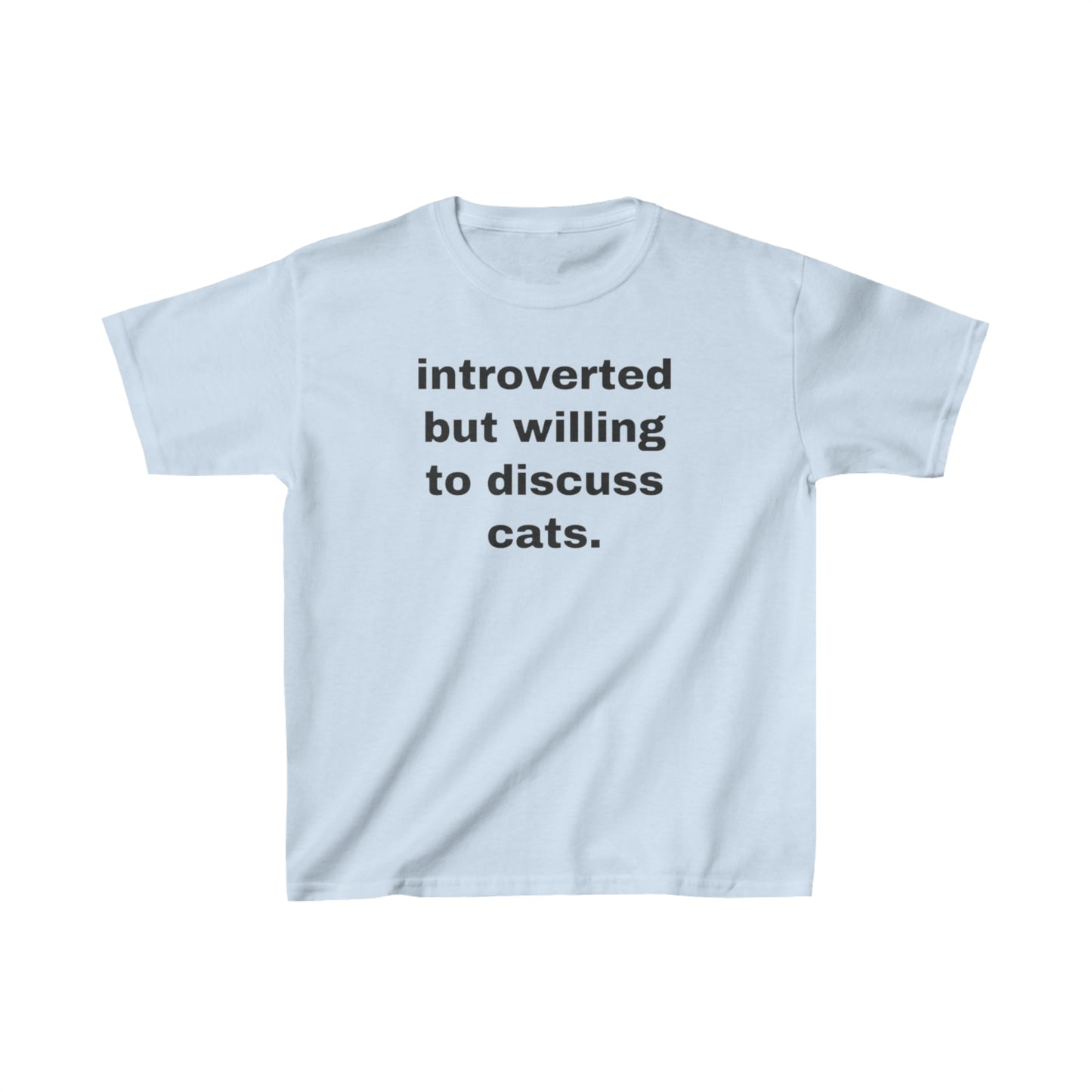 Introverted But Willing To Discuss Cats Baby Tee