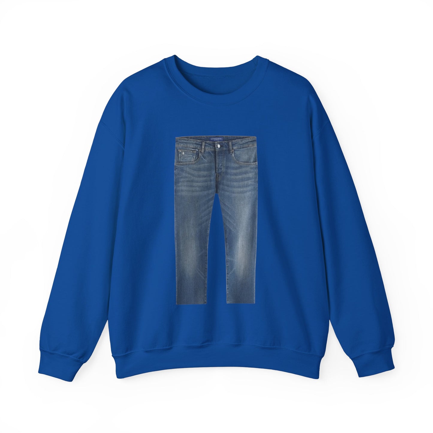 Jeans On A Crewneck Unisex Crewneck Sweatshirt