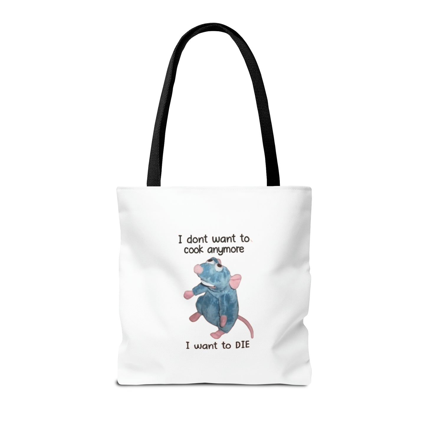 I Don't Want To Cook Anymore I Want To Die Meme Tote Bag