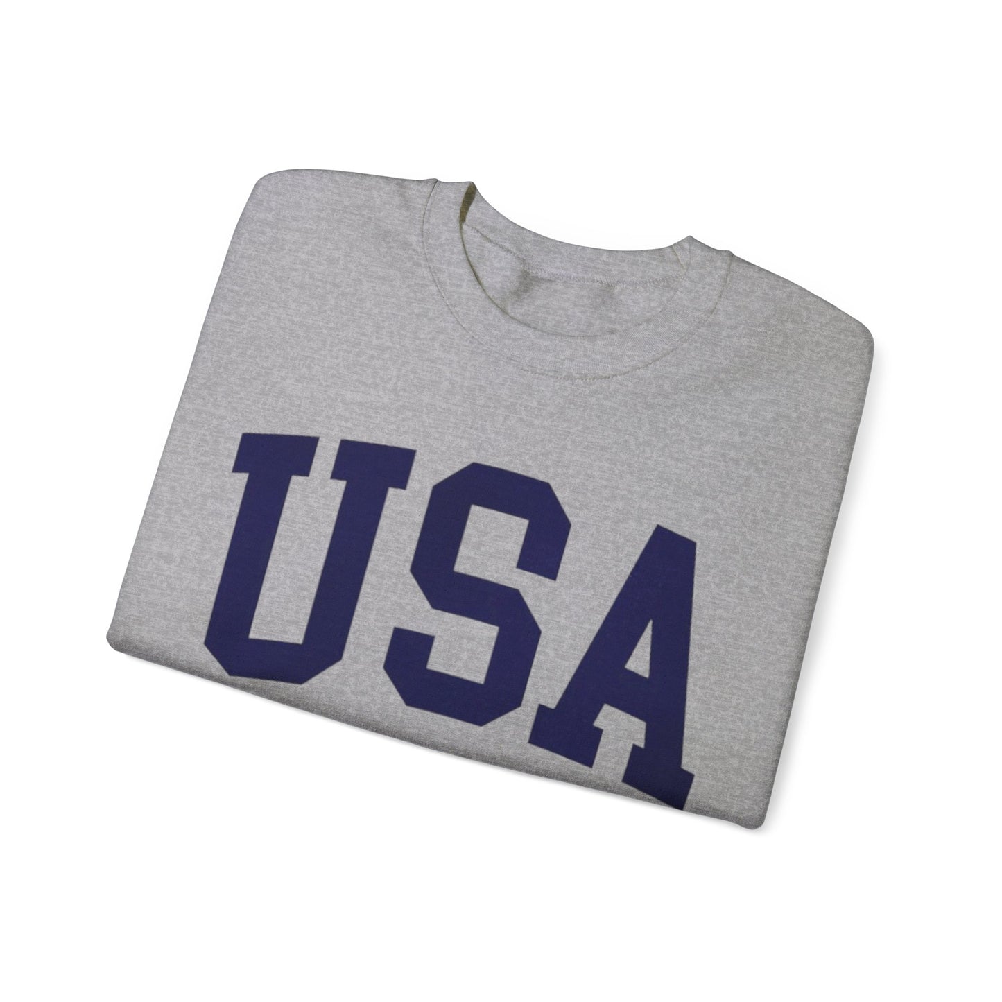 USA Flag Themed Crewneck Unisex Crewneck Sweatshirt