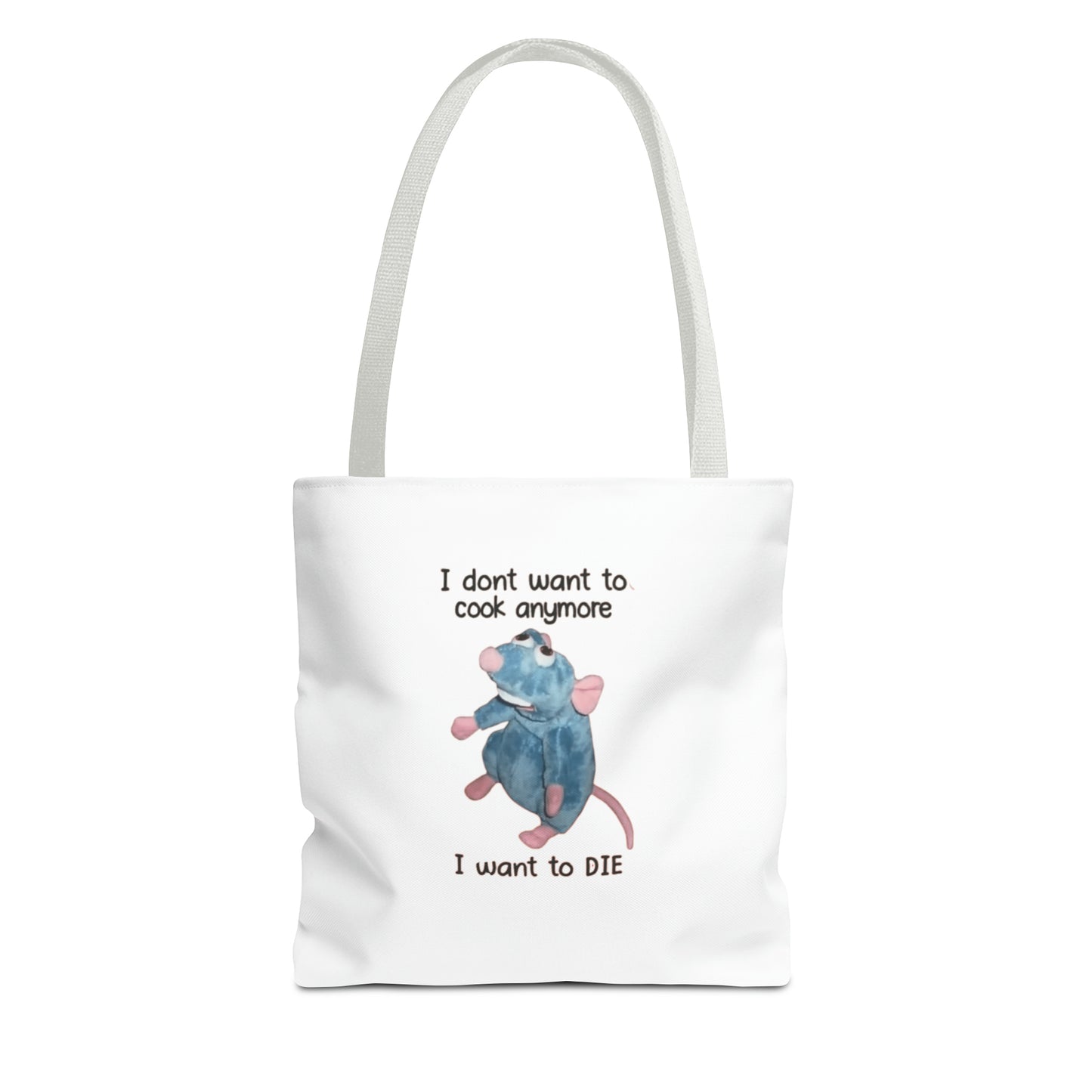 I Don't Want To Cook Anymore I Want To Die Meme Tote Bag