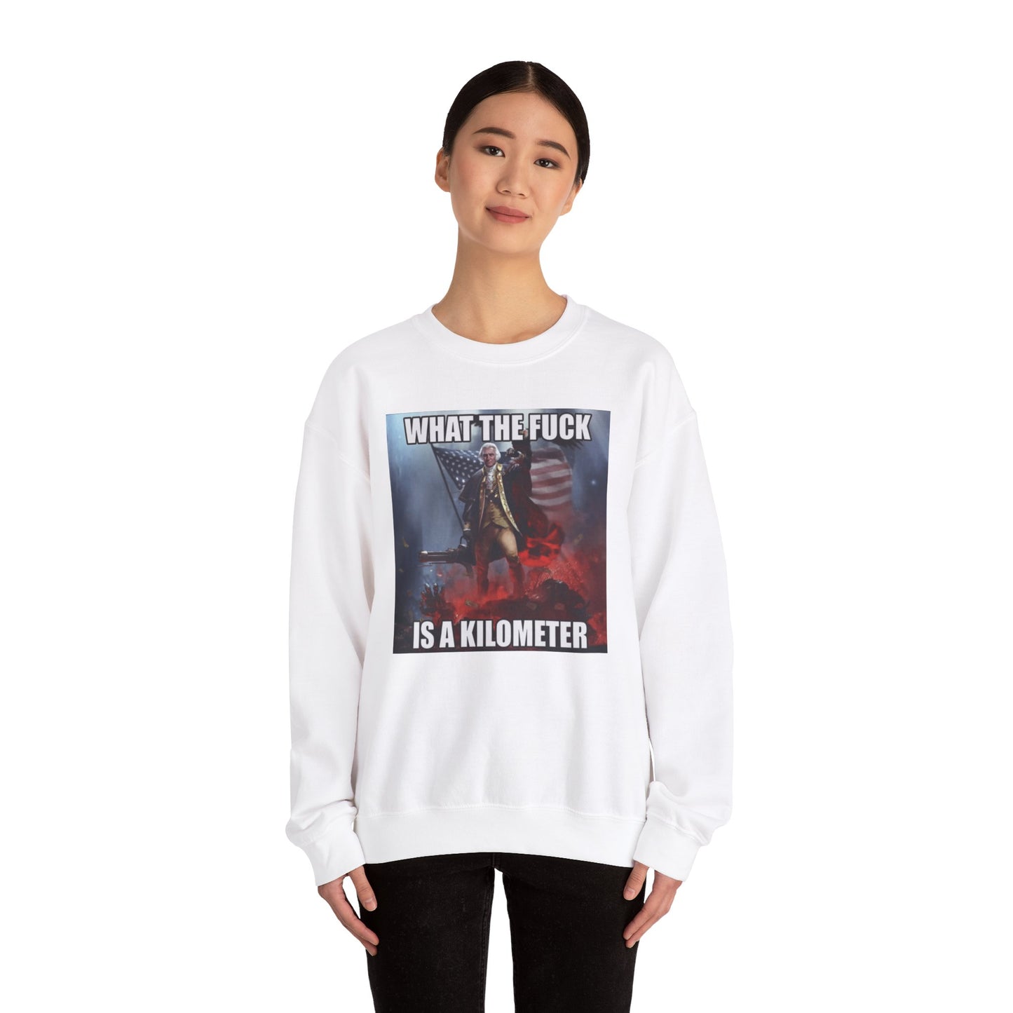 WTF Is A Kilometer V2 Unisex Crewneck Sweatshirt