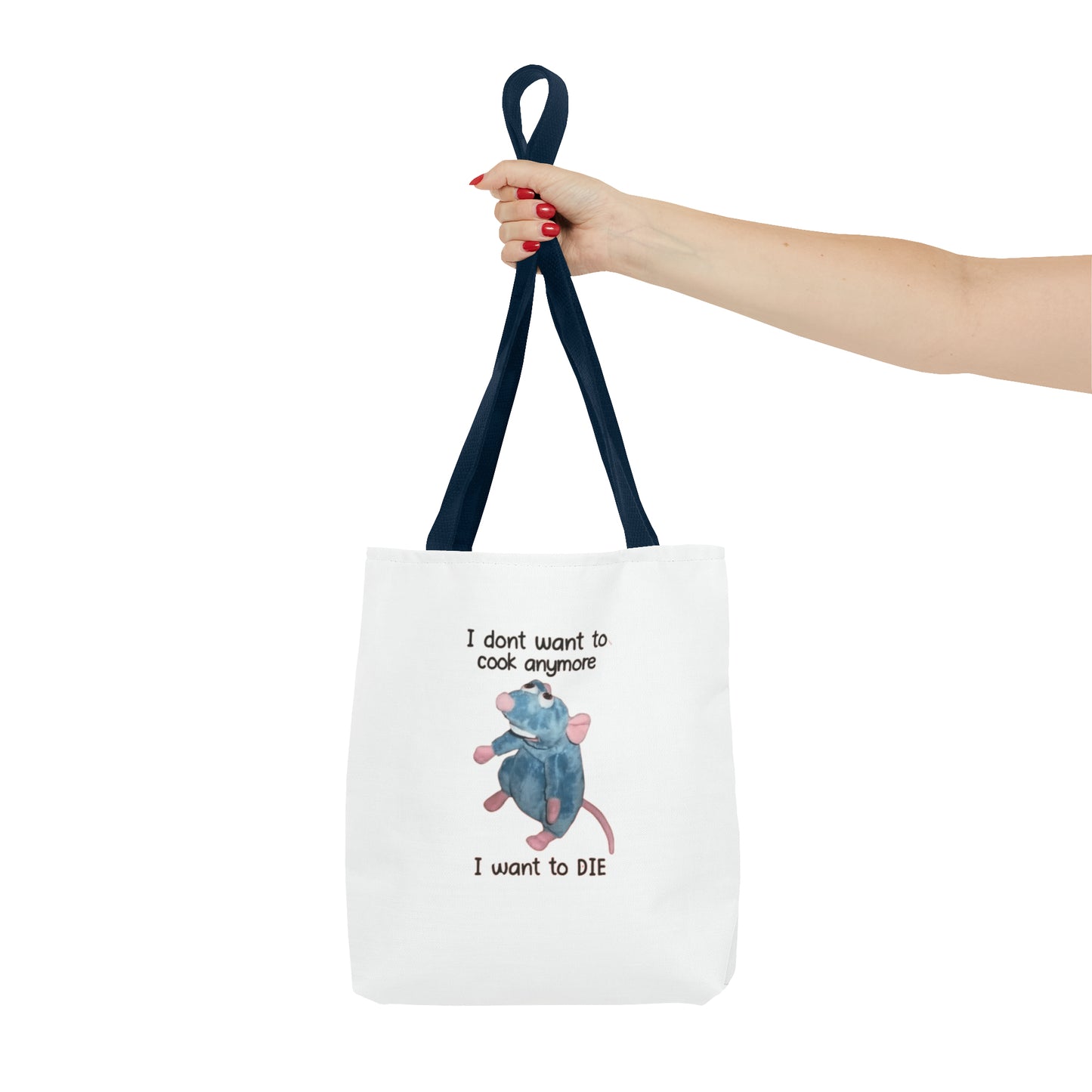 I Don't Want To Cook Anymore I Want To Die Meme Tote Bag