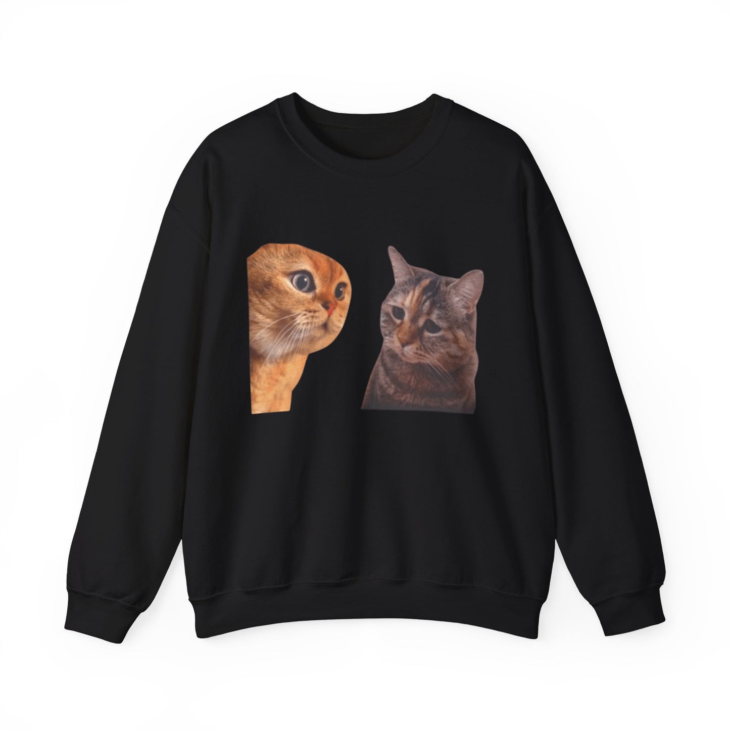 Cats Talking Unisex Crewneck Sweatshirt