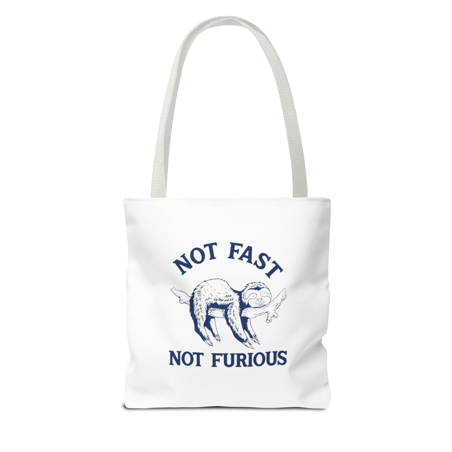 Not Fast Not Furious Meme Tote Bag