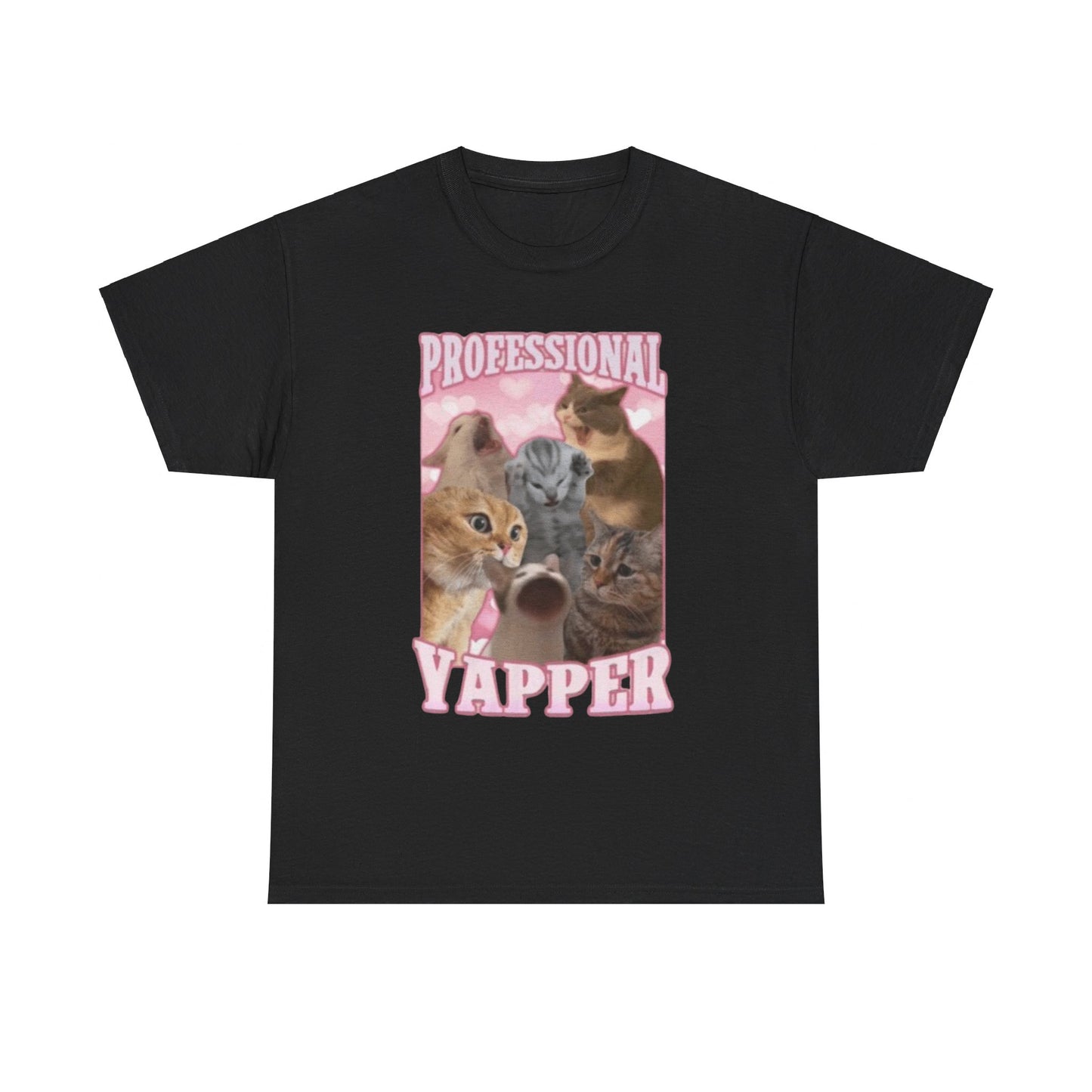 Professional Yapper Funny Cat Tee V1 Tee Unisex Shirt