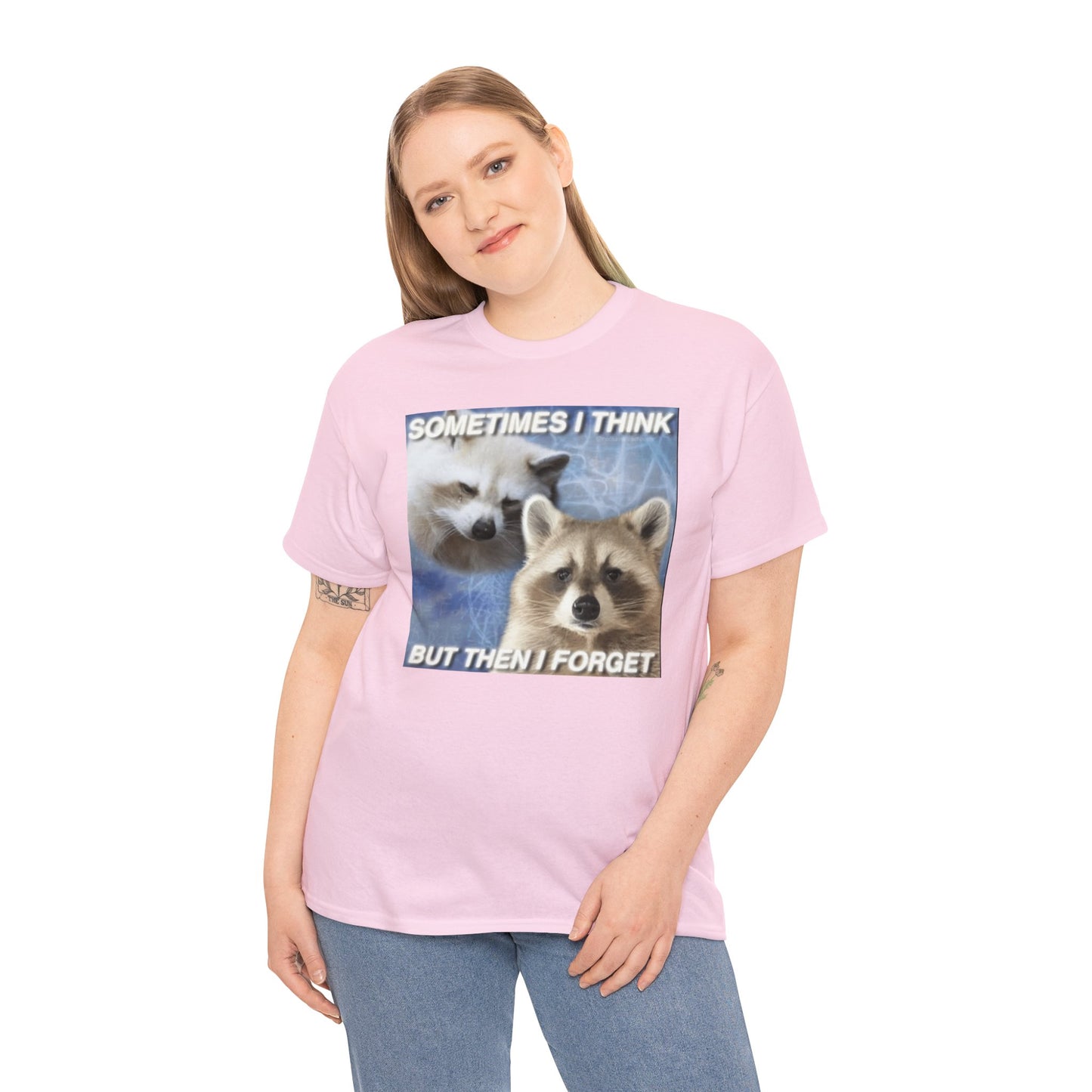 Sometimes I Think... But Then I Forget, , Opossum Shirt, Possum Shirts, Cute Opossum Tee, Dank Meme Quote Shirt, Trash Panda Meme