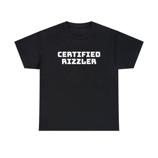 Copy of Certified Rizzler Adult Unisex Shirt, Funny Cat Shirt