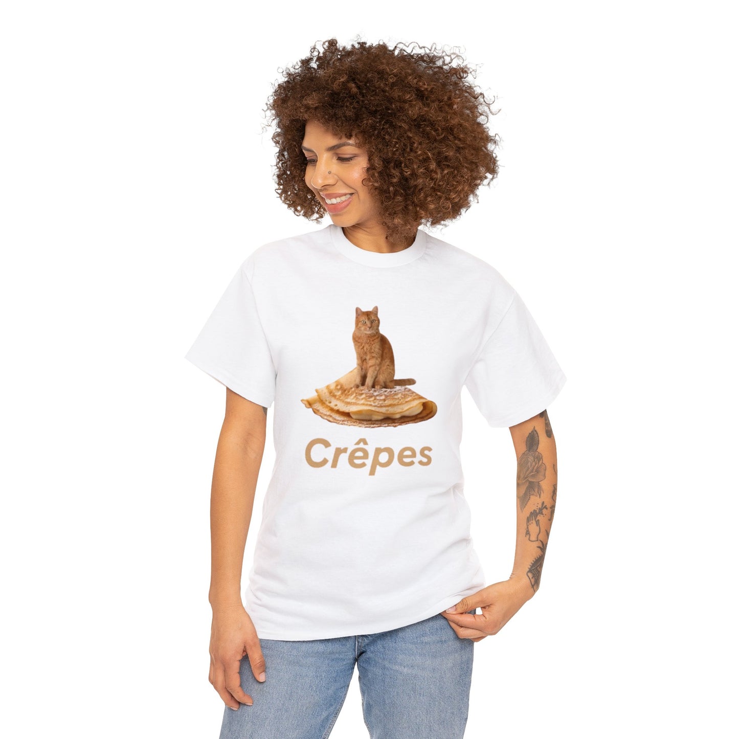 Crepes Cat T Shirt Unisex