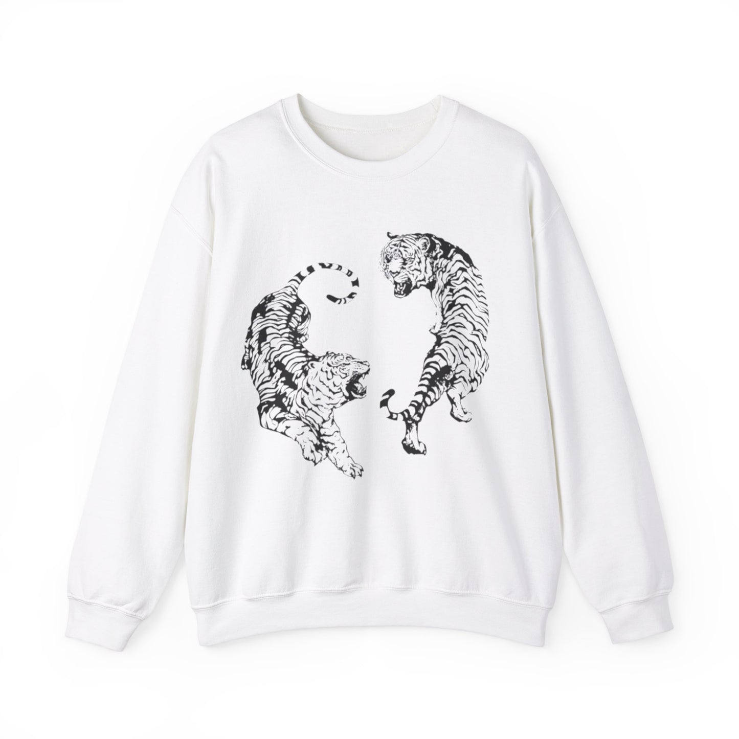 Two Tigers Unisex Crewneck Sweatshirt