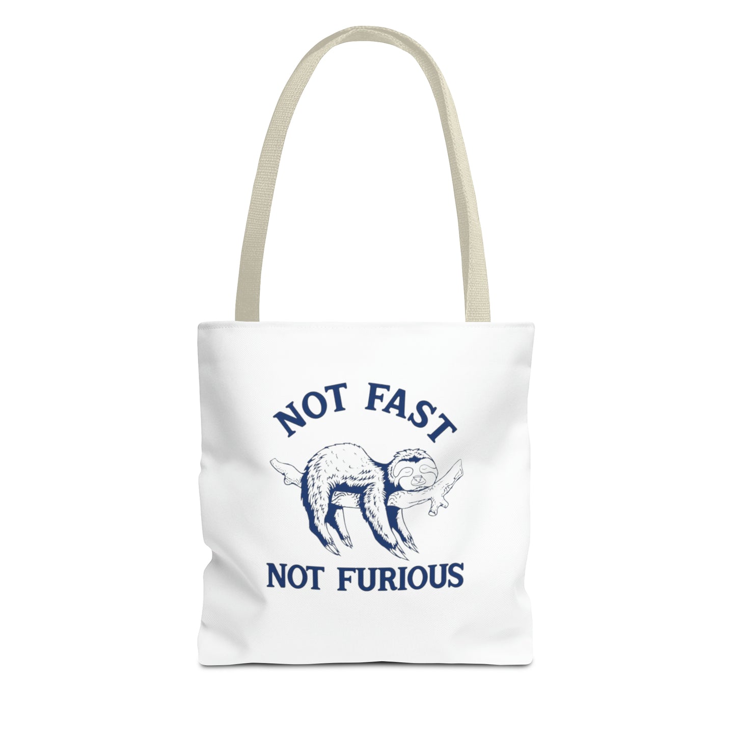 Not Fast Not Furious Meme Tote Bag