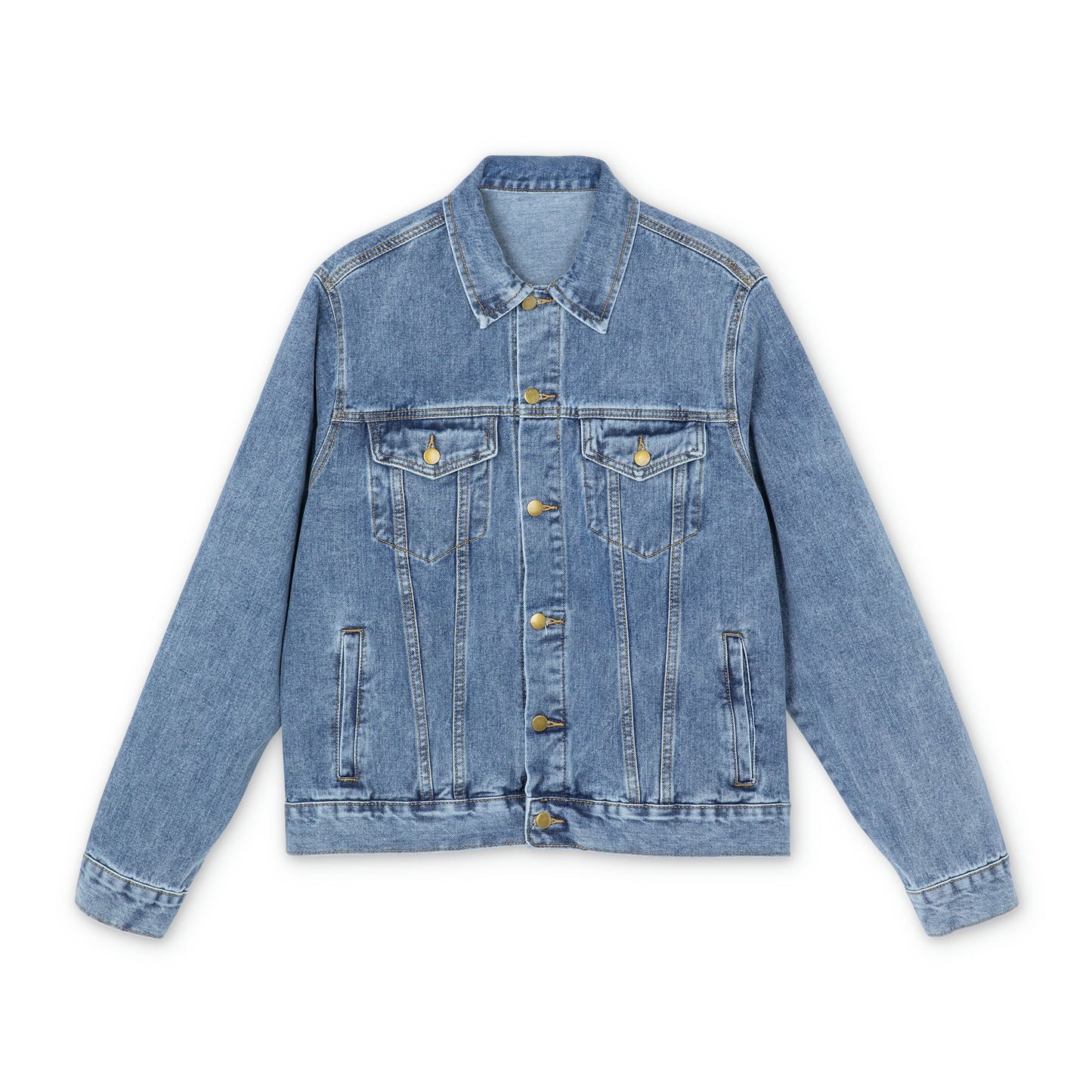 Drunk Cigs Don't Count Men's Denim Jacket