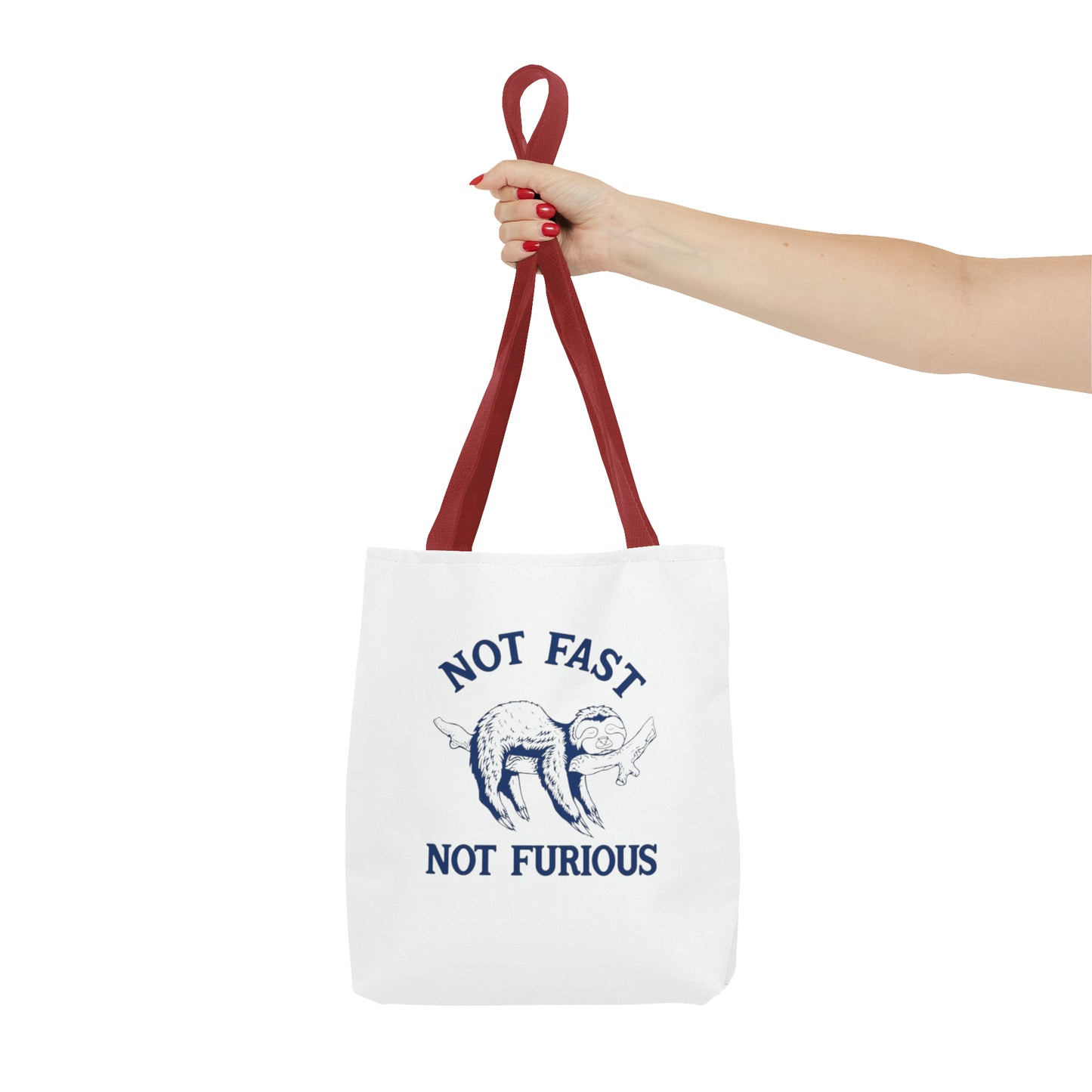 Not Fast Not Furious Meme Tote Bag