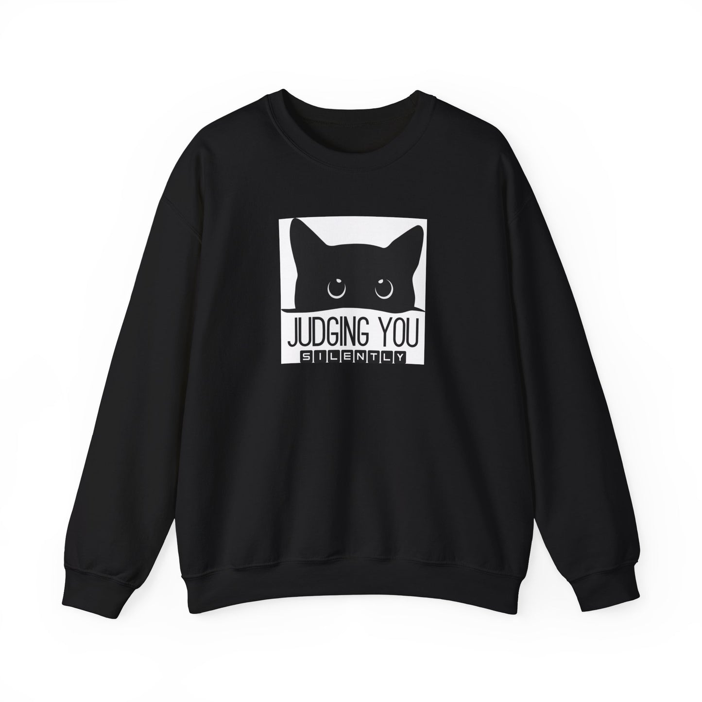 Judging You Silently  Unisex Crewneck Sweatshirt